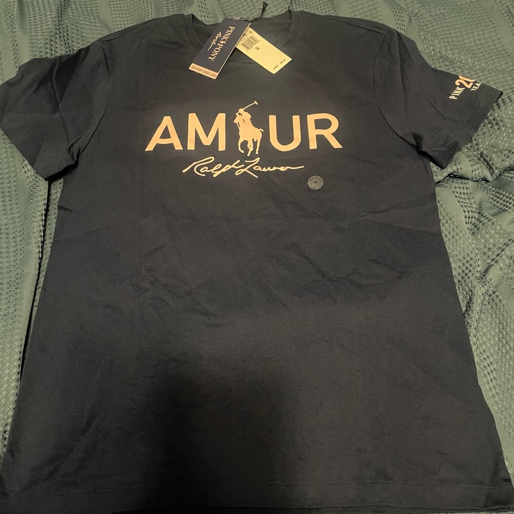 Polo Ralph Lauren Pink Pony Slim Fit Cotton Tee